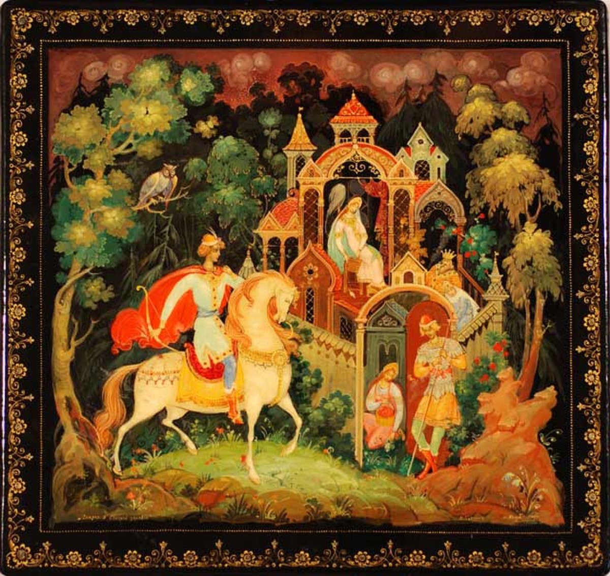 Сказка о царе Салтане Палех