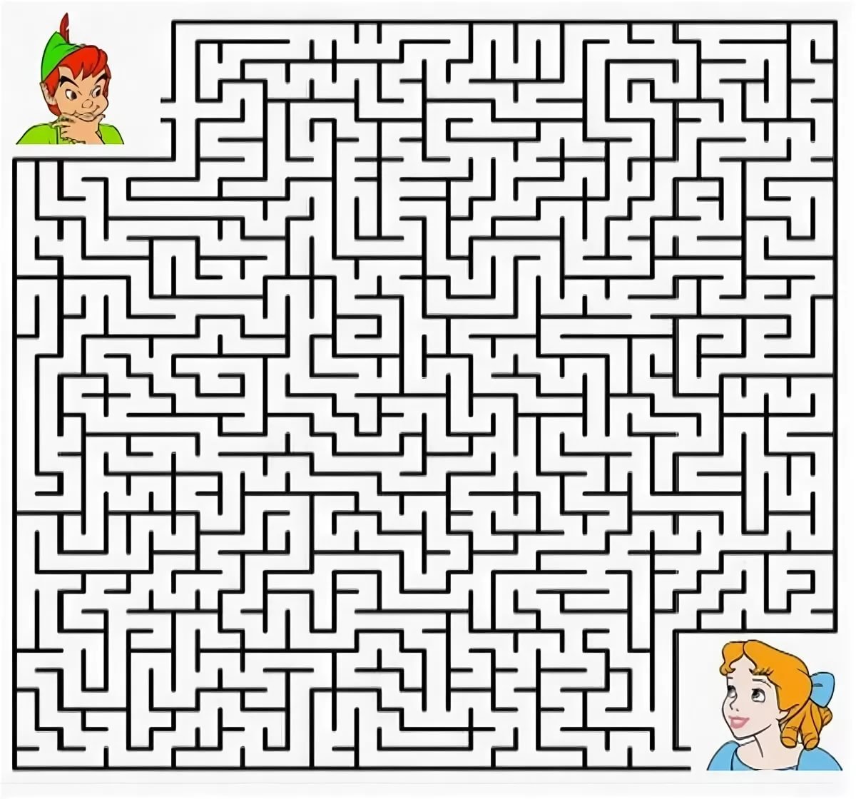Лабиринты для детей 10 лет