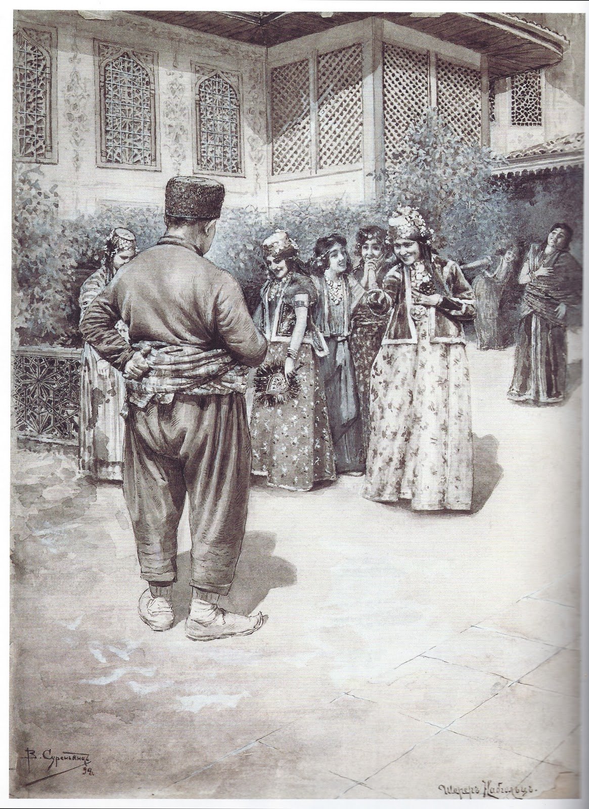 Армянский художник Суренянц