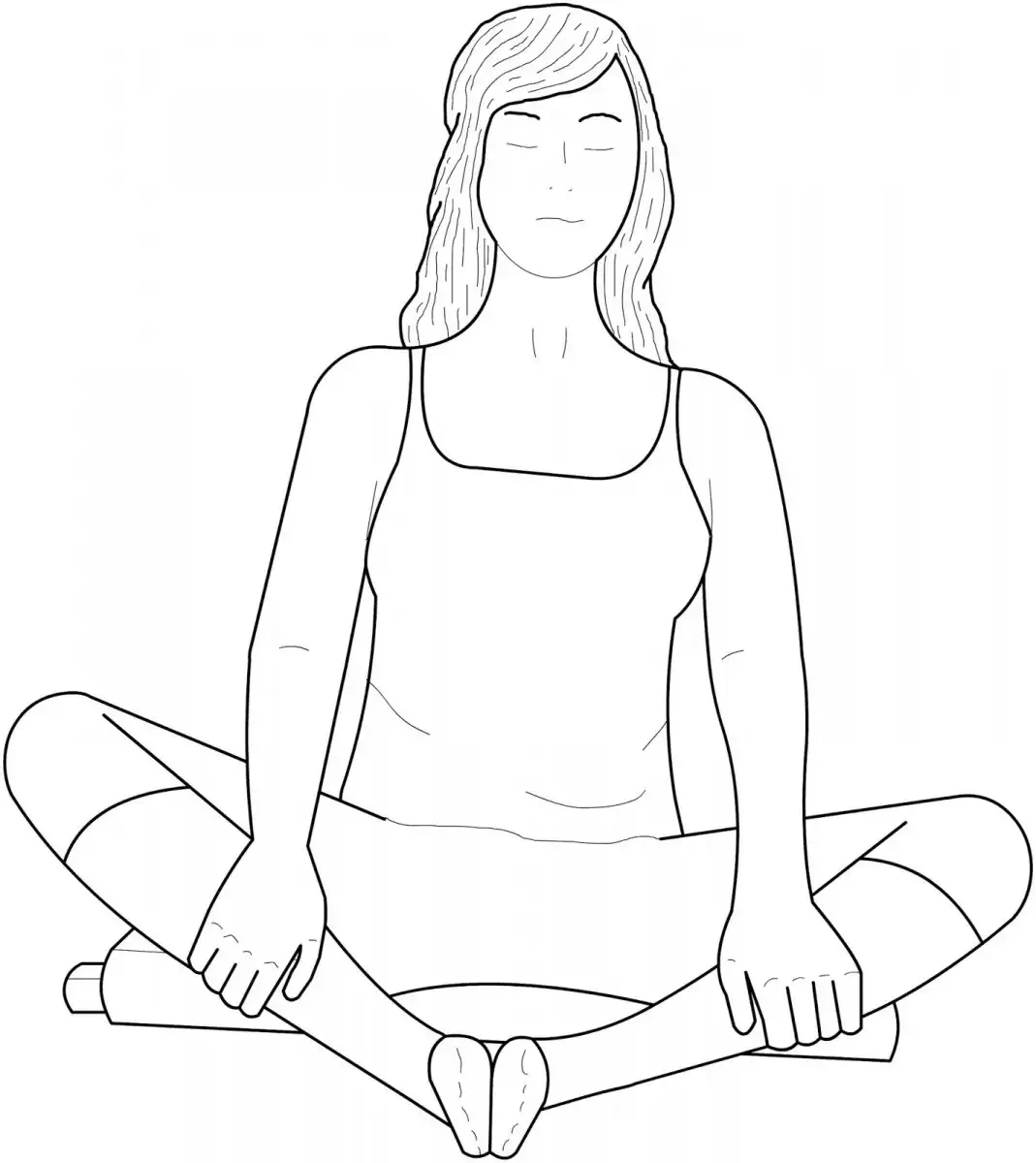 Йога рисунок