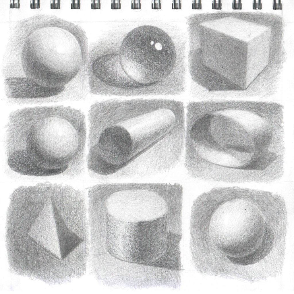 Тени на лице человека