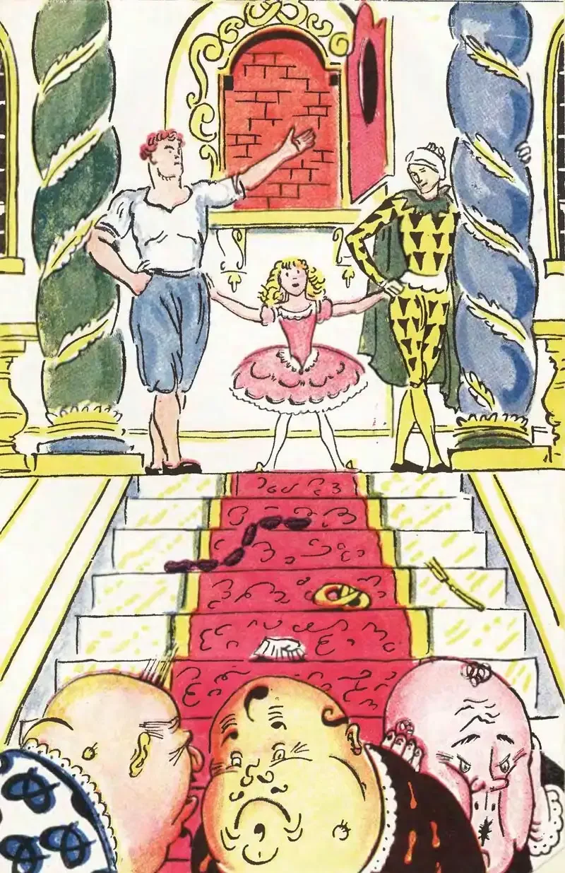 Три толстяка иллюстрации Калаушина