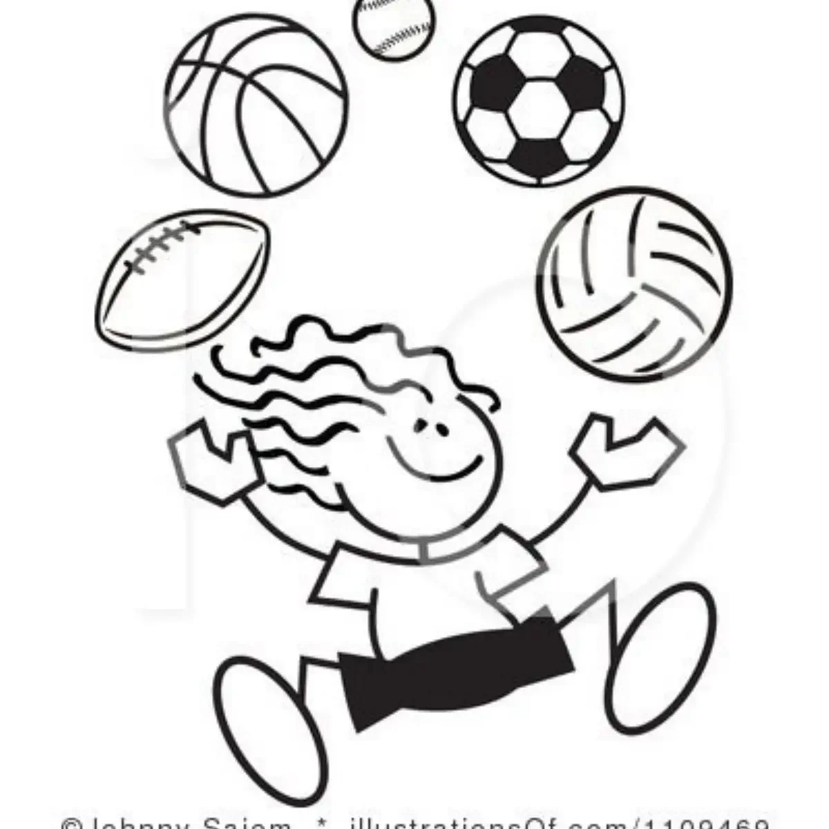 Спортивная эмблема черно белая