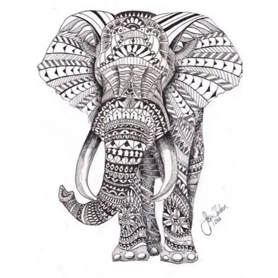 Дудлинг слон