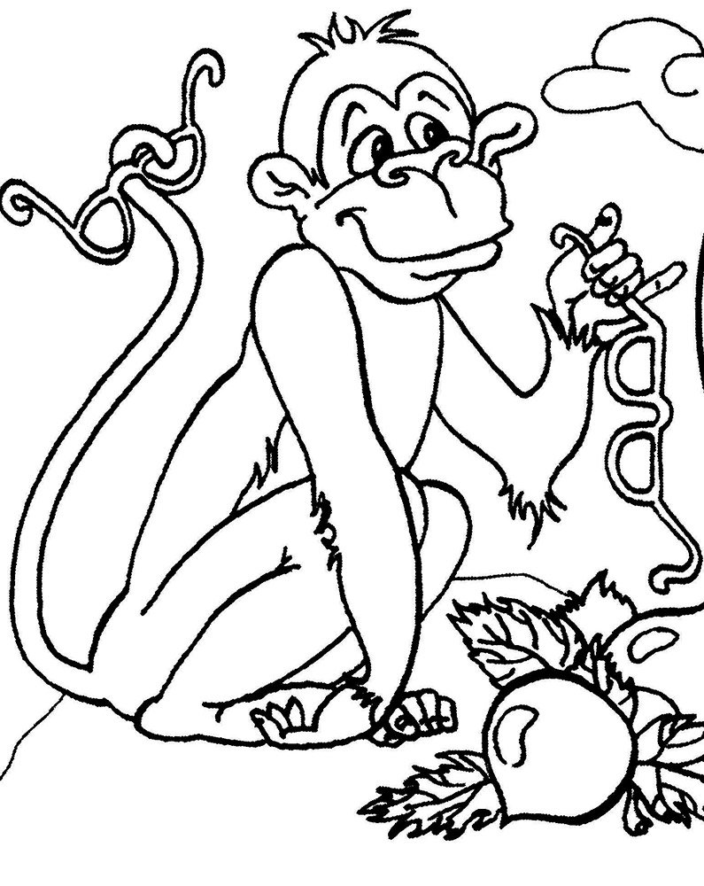 Иллюстрация к басне мартышка и очки