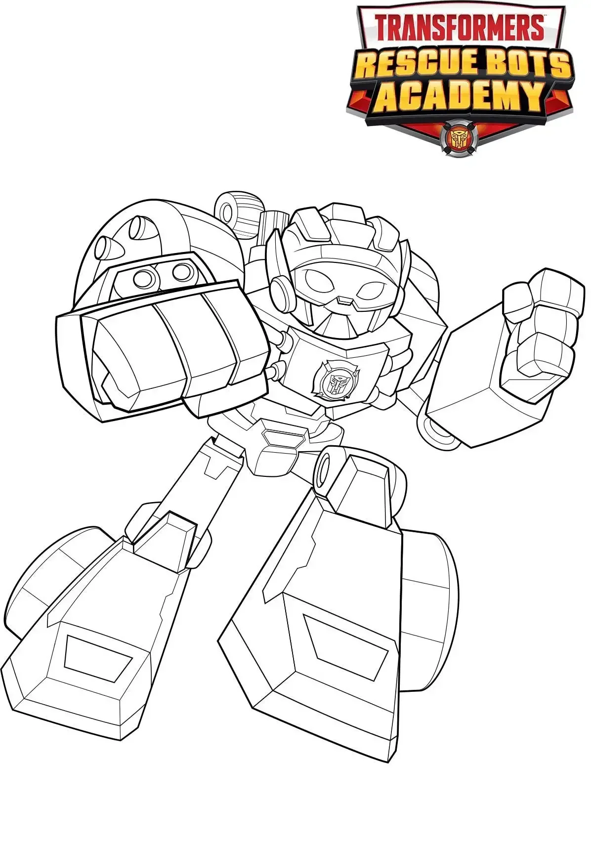 Боты спасатели раскраска Бамблби