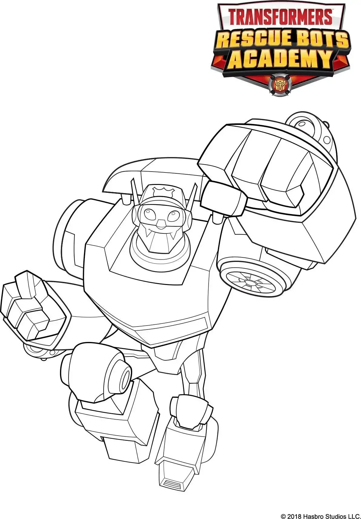 Боты спасатели раскраска Бамблби