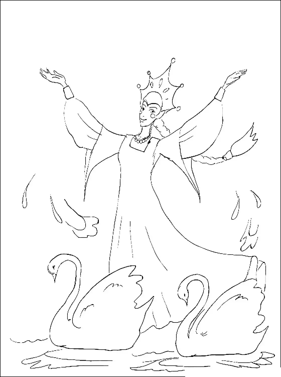 Сказка о царе Салтане Царевна лебедь