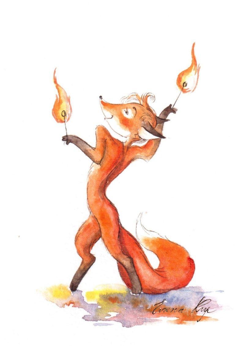 Лисички со спичками Чуковский