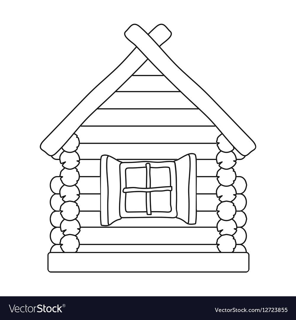 Изба рисунок