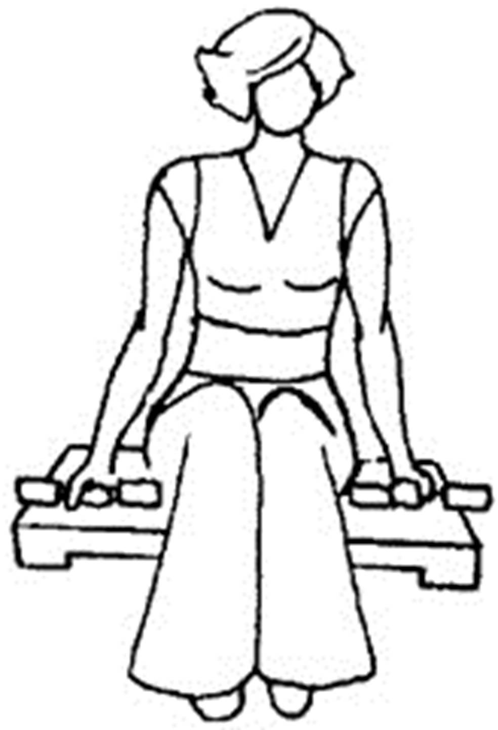 Ровная осанка за столом