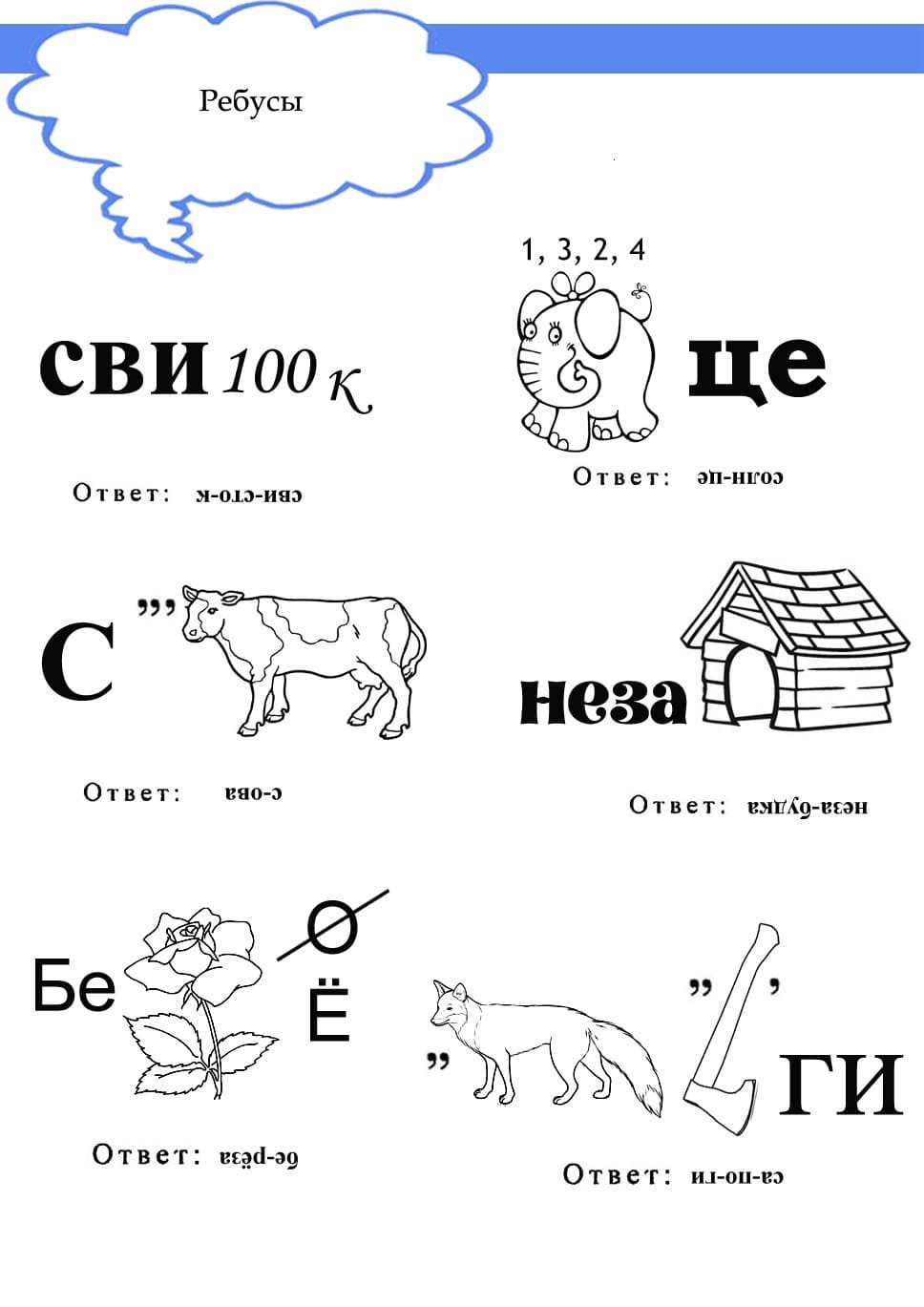 Математические задачи с фруктами
