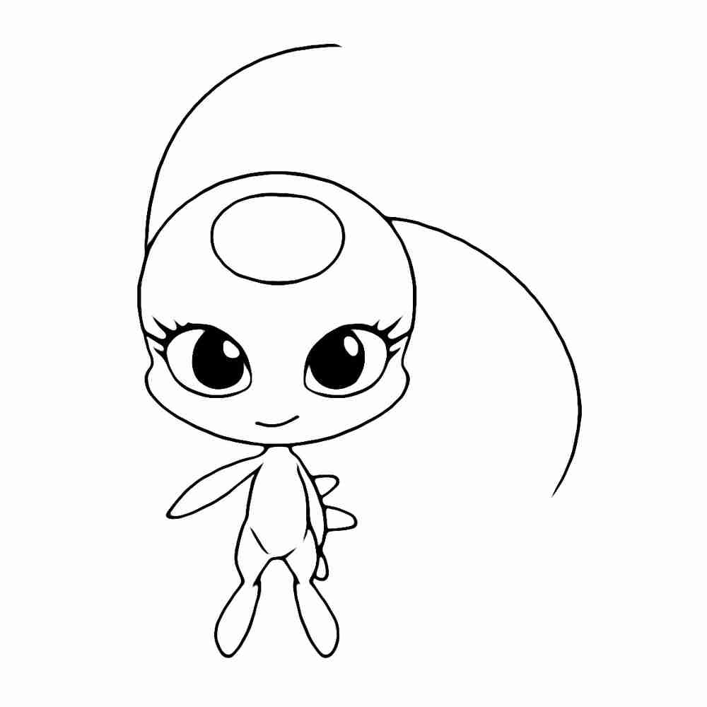 КВАМИ из леди баг раскраска