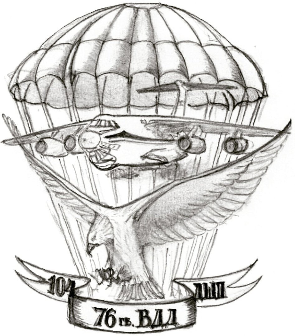 Парашют раскраска