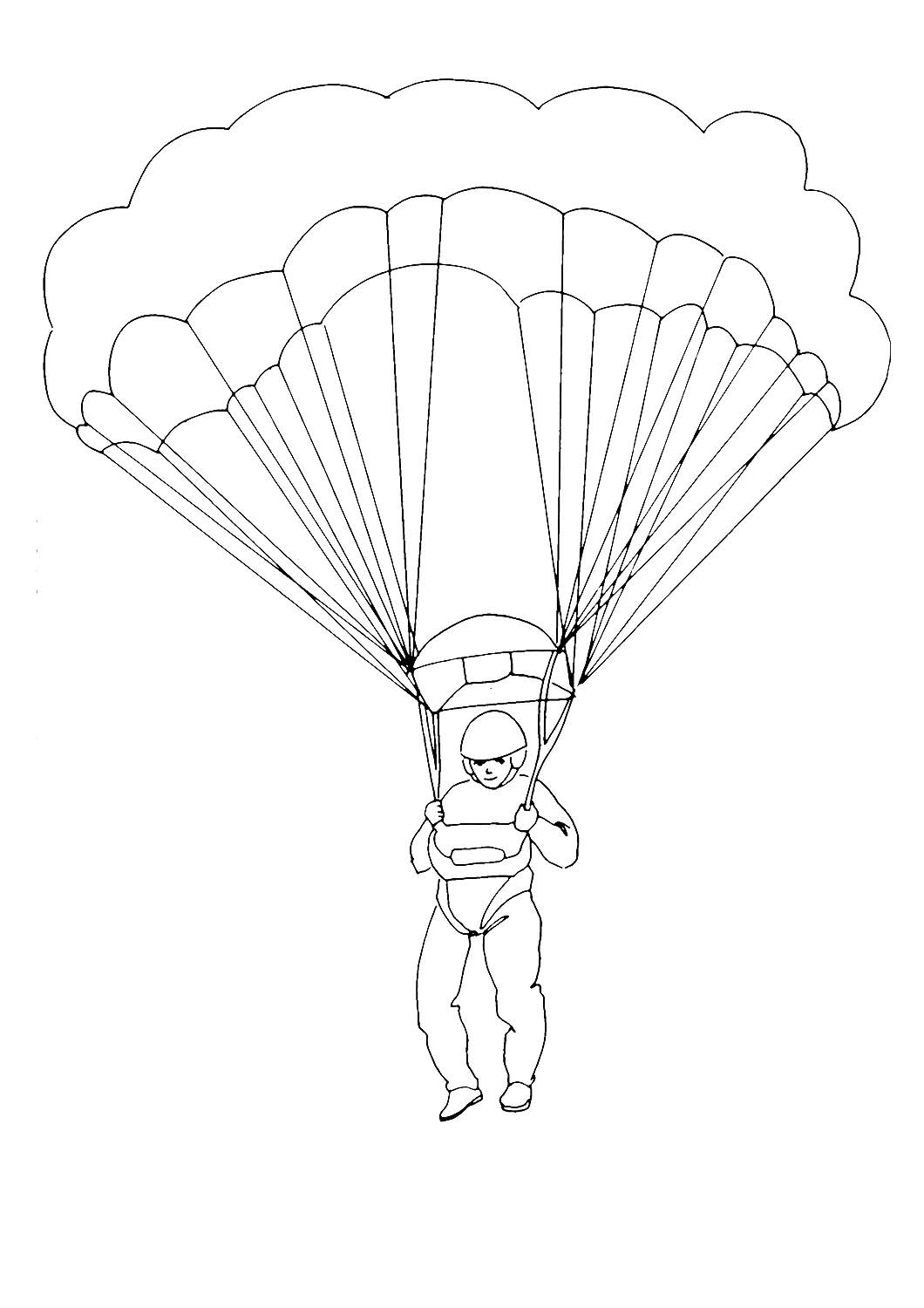 Парашют рисунок