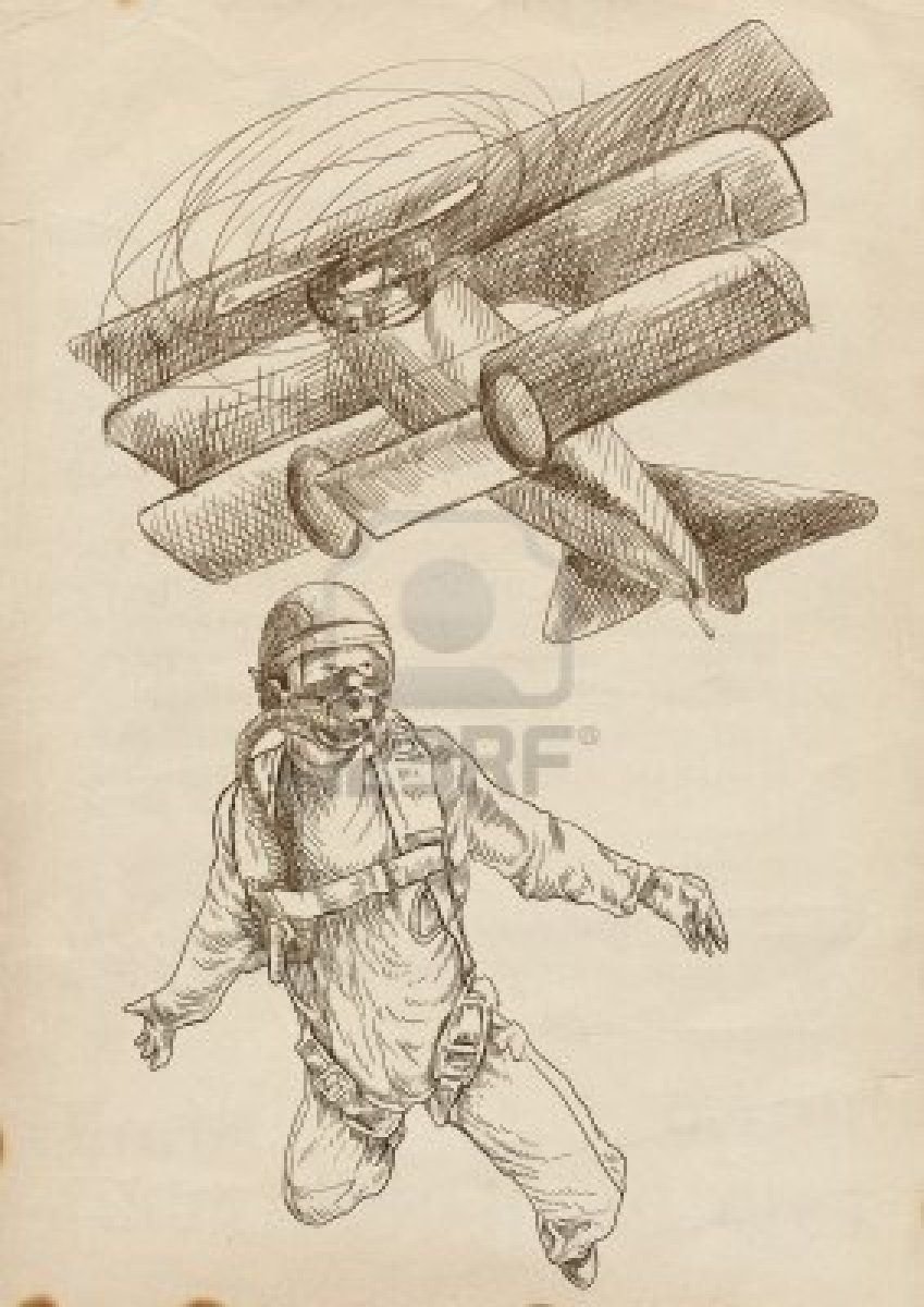 Парашют раскраска