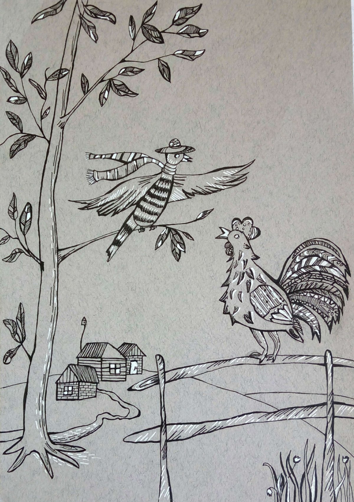 Кукушка раскраска