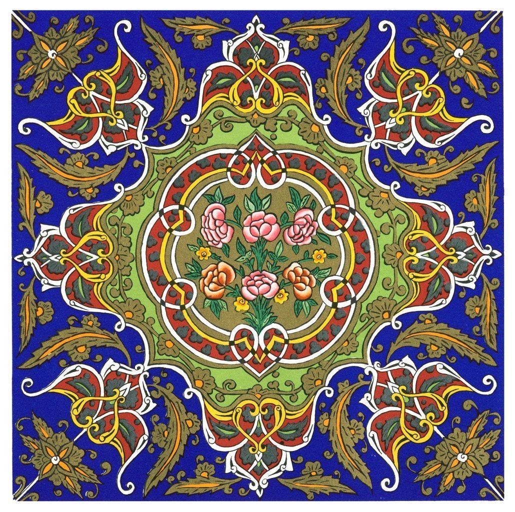 Традиционный орнамент Узбекистан