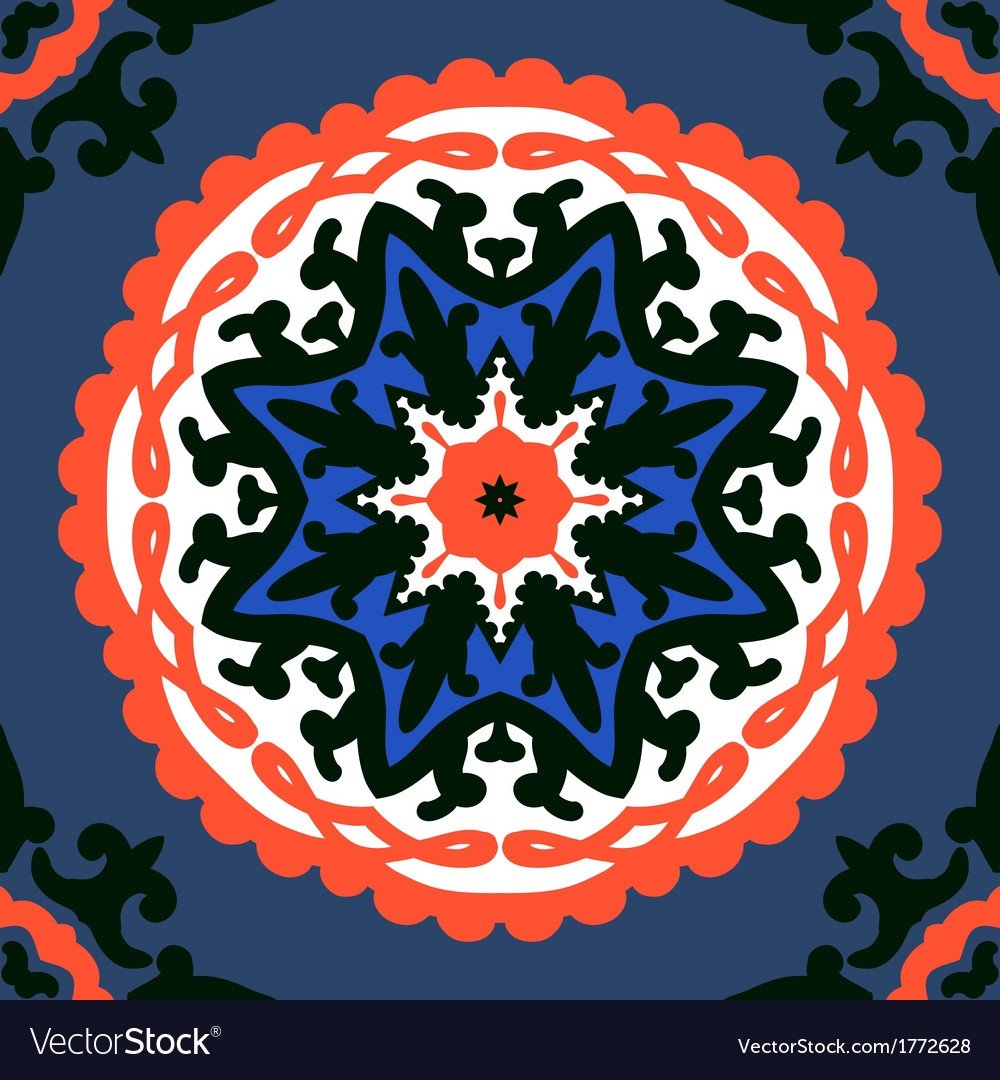 Орнамент геометрический таджикский