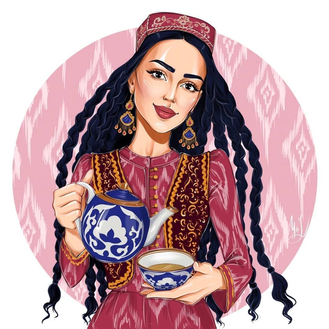 Иранская национальные узоры