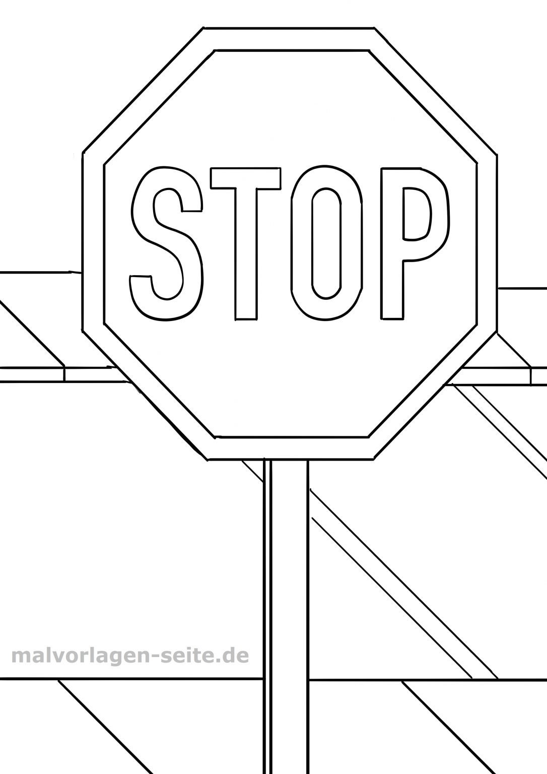 Дорожные знаки раскраска