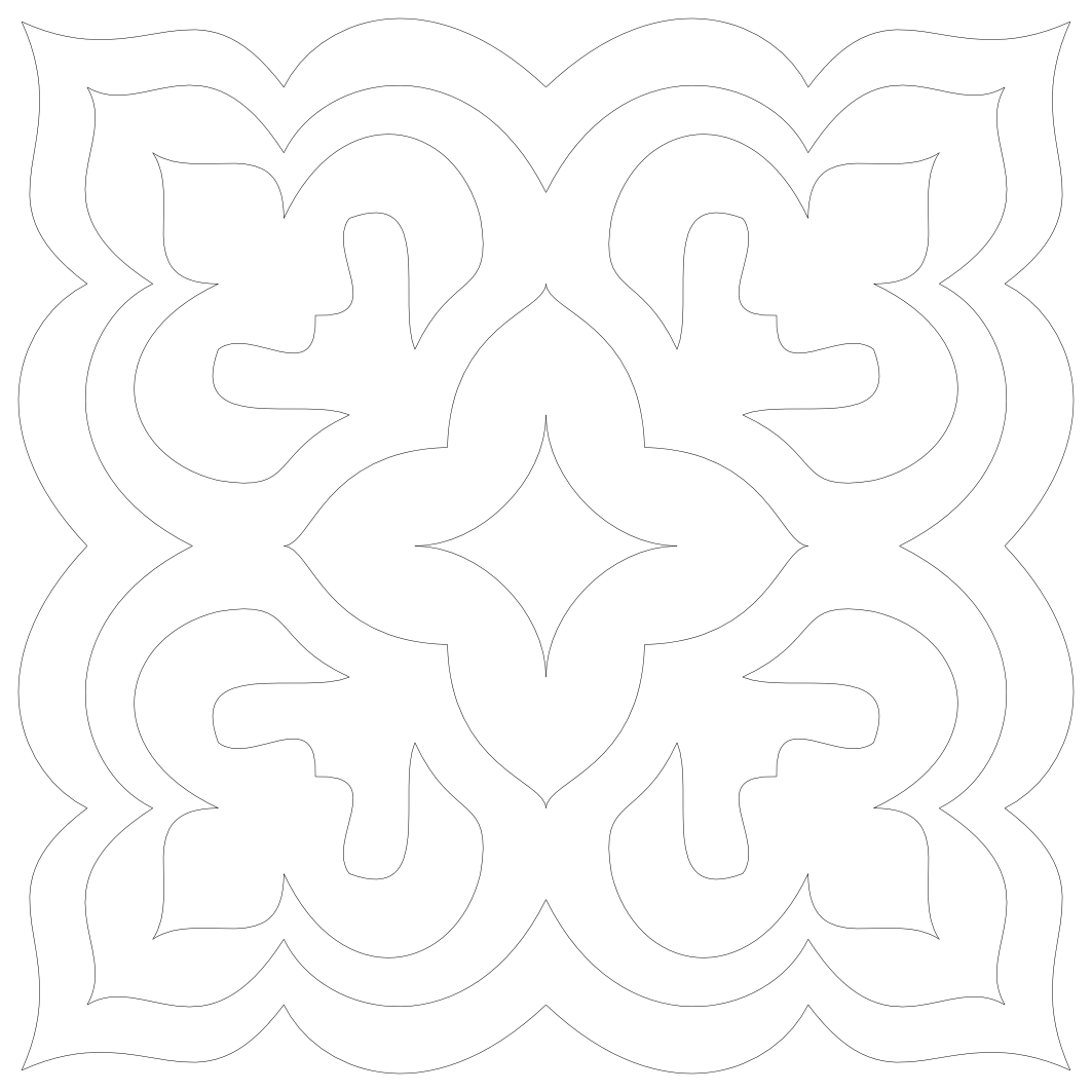 Трафареты узоров для вырезания
