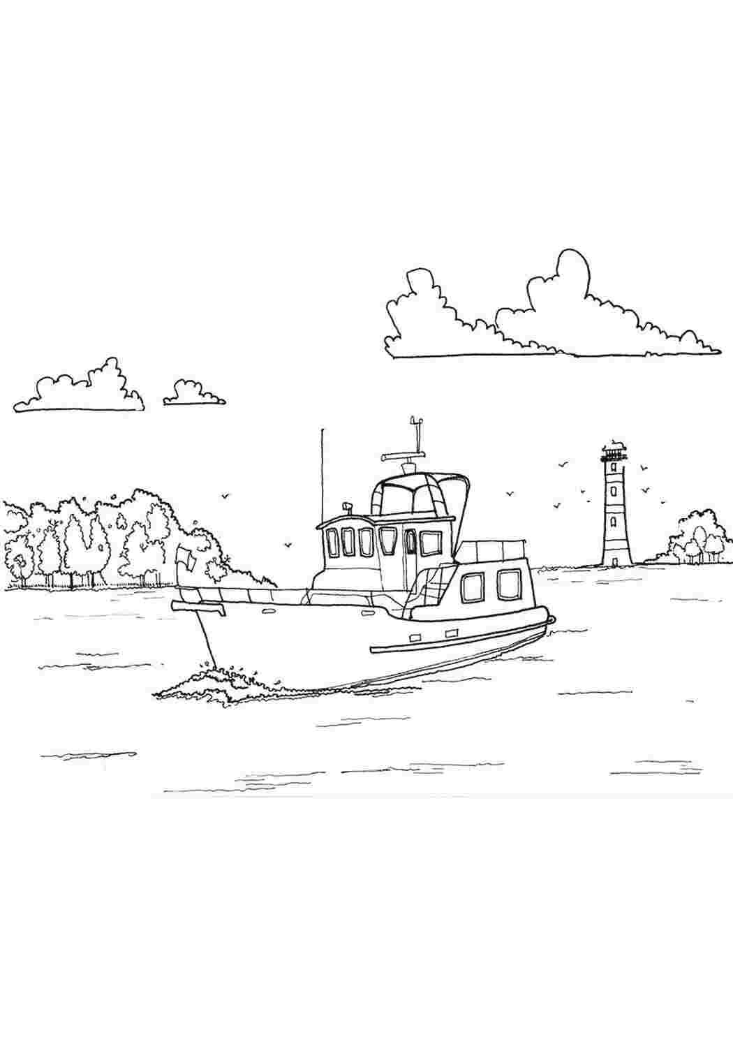 Шаблон реки Волги для детей