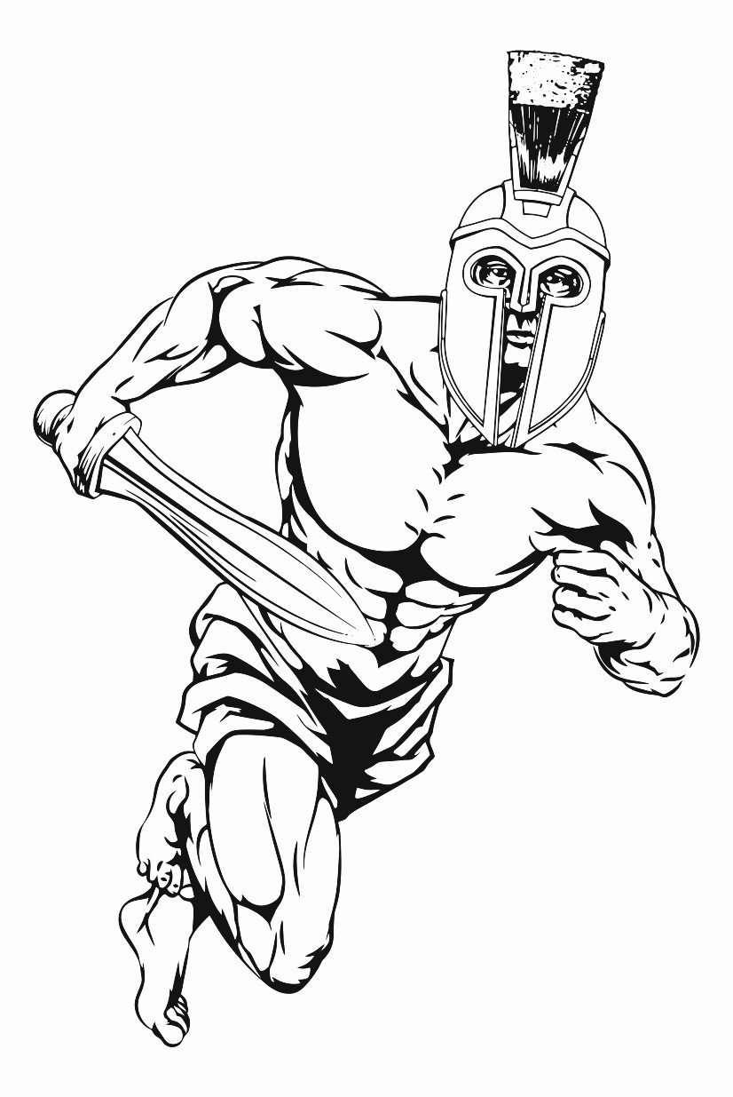 Гладиатор векторное изображение