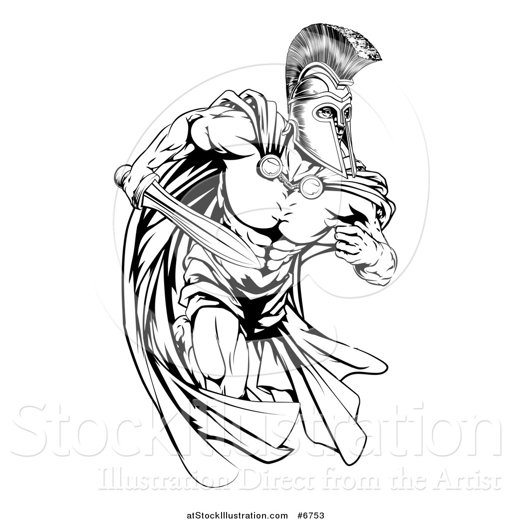 Бессмертные из 300 спартанцев эскиз