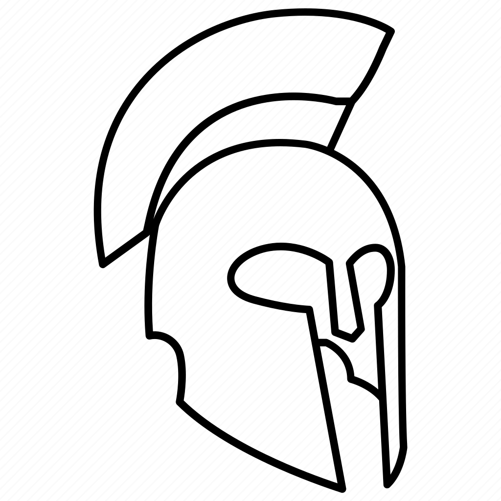 Патч греческий шлем