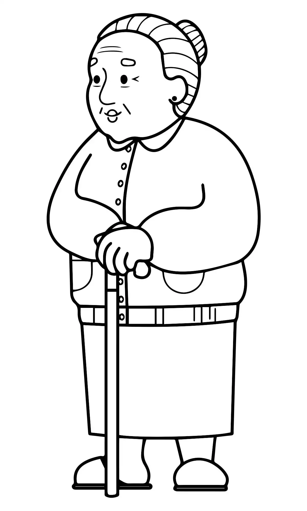 Внучка с бабушкой читают книгу рисунок