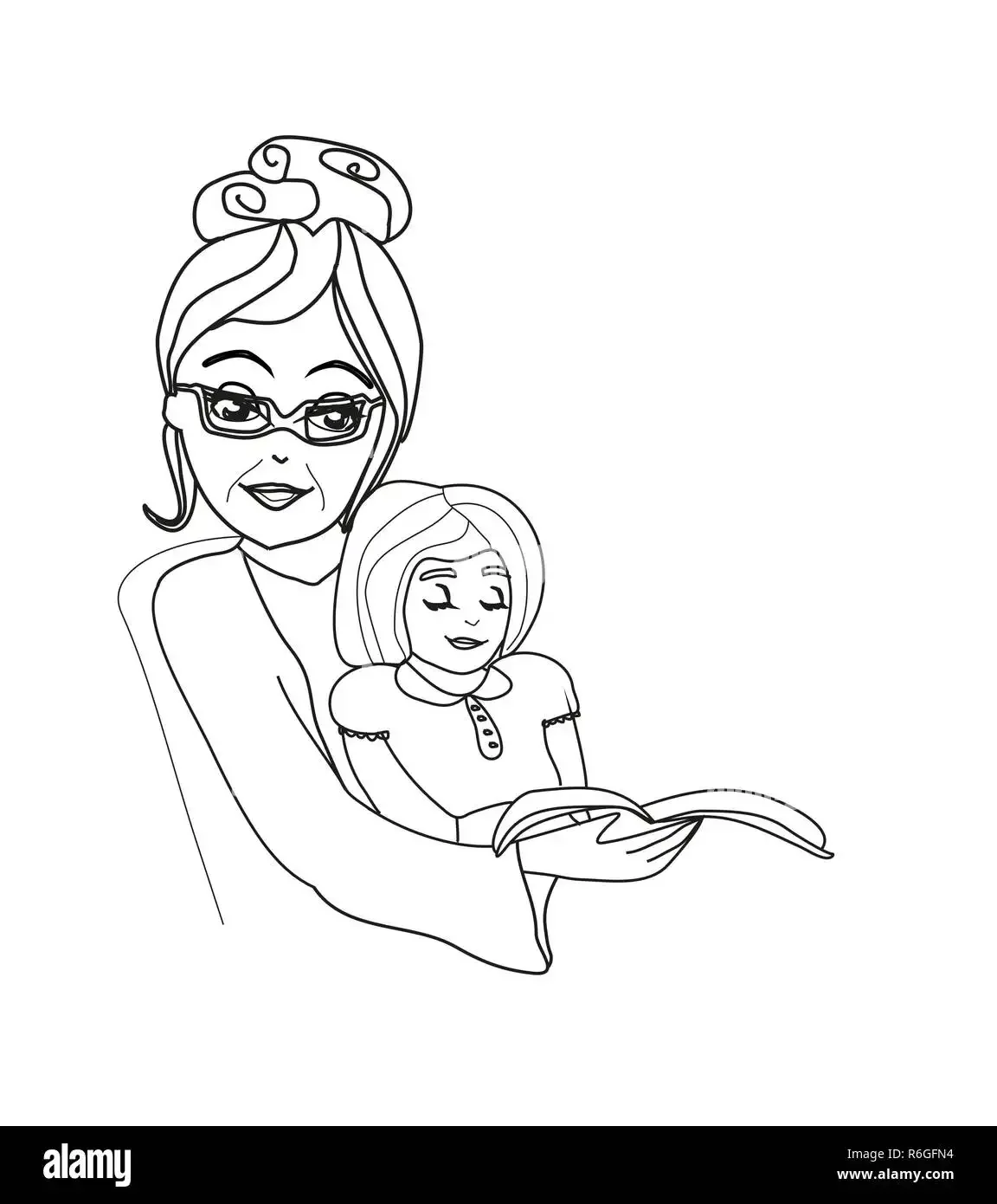 Чтение книг раскарскадля детей