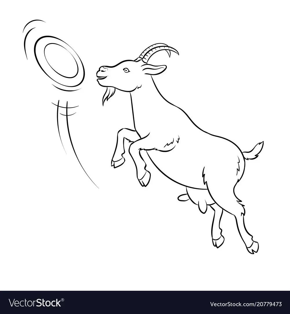 Поймать козу на крышку