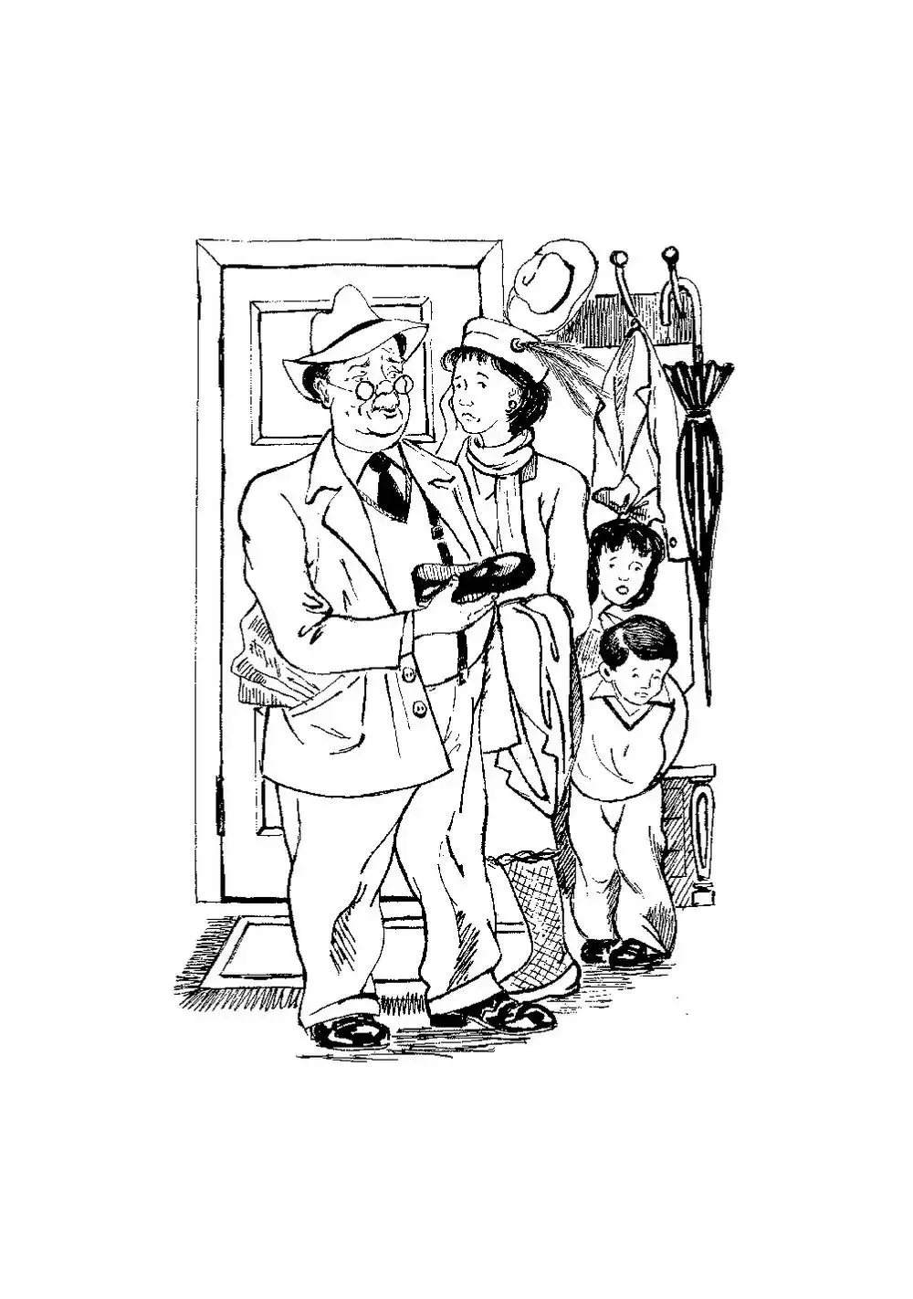 Зощенко трусишка Вася иллюстрации