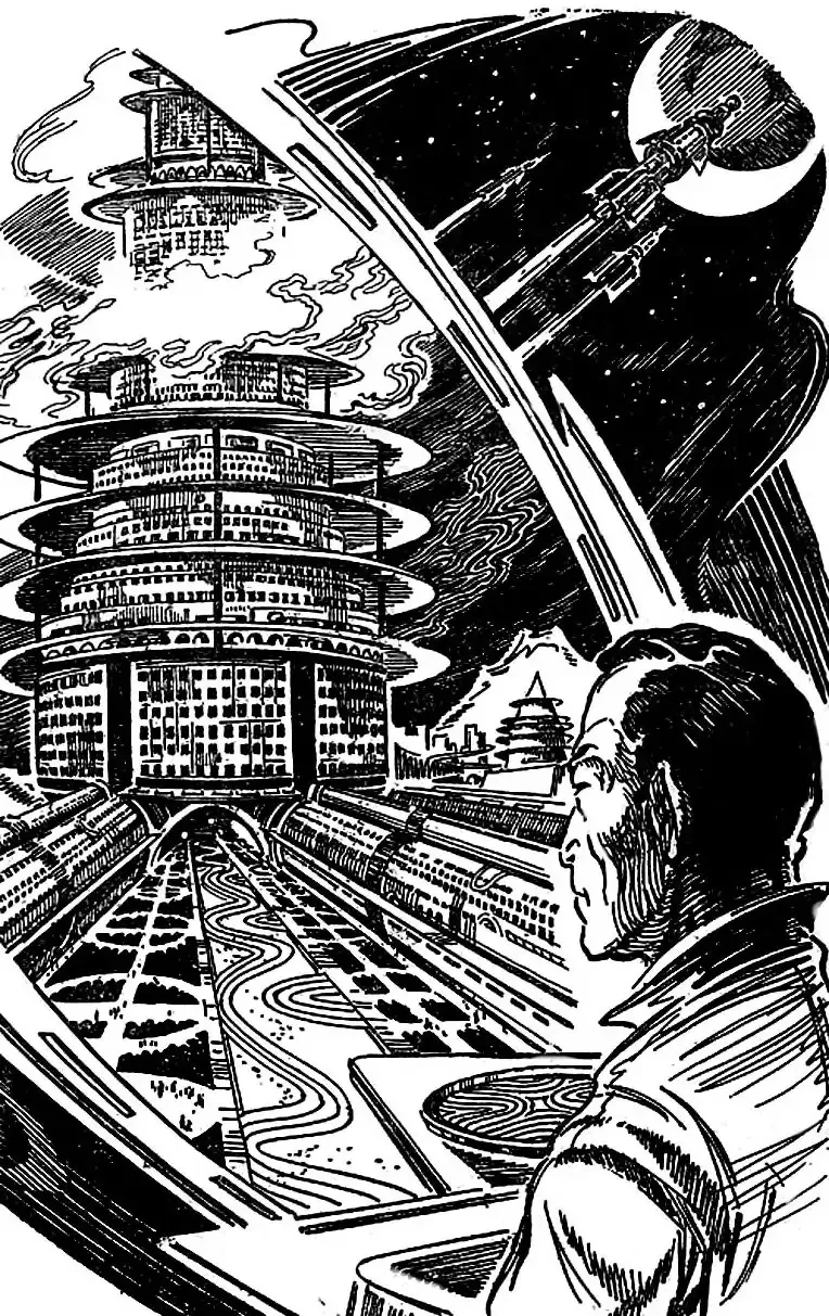 Иллюстрации в книгах Александра Казанцева Советской фантастики