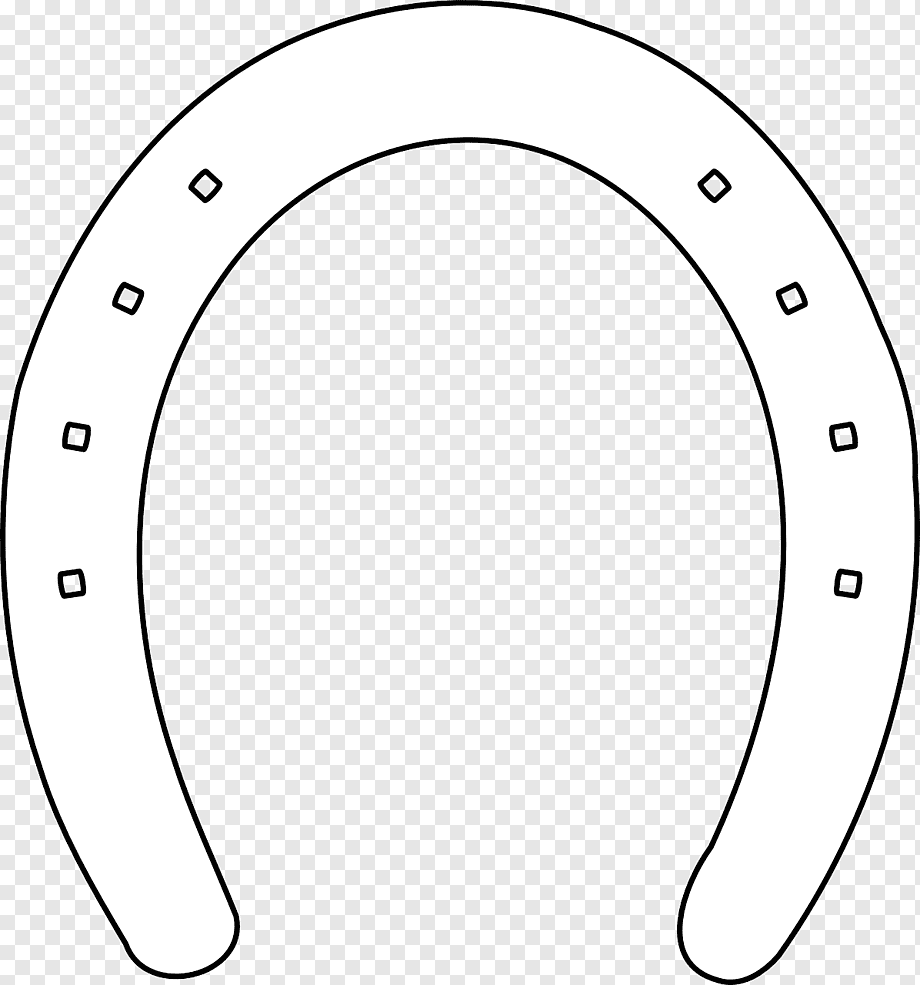 Подкова для раскрашивания