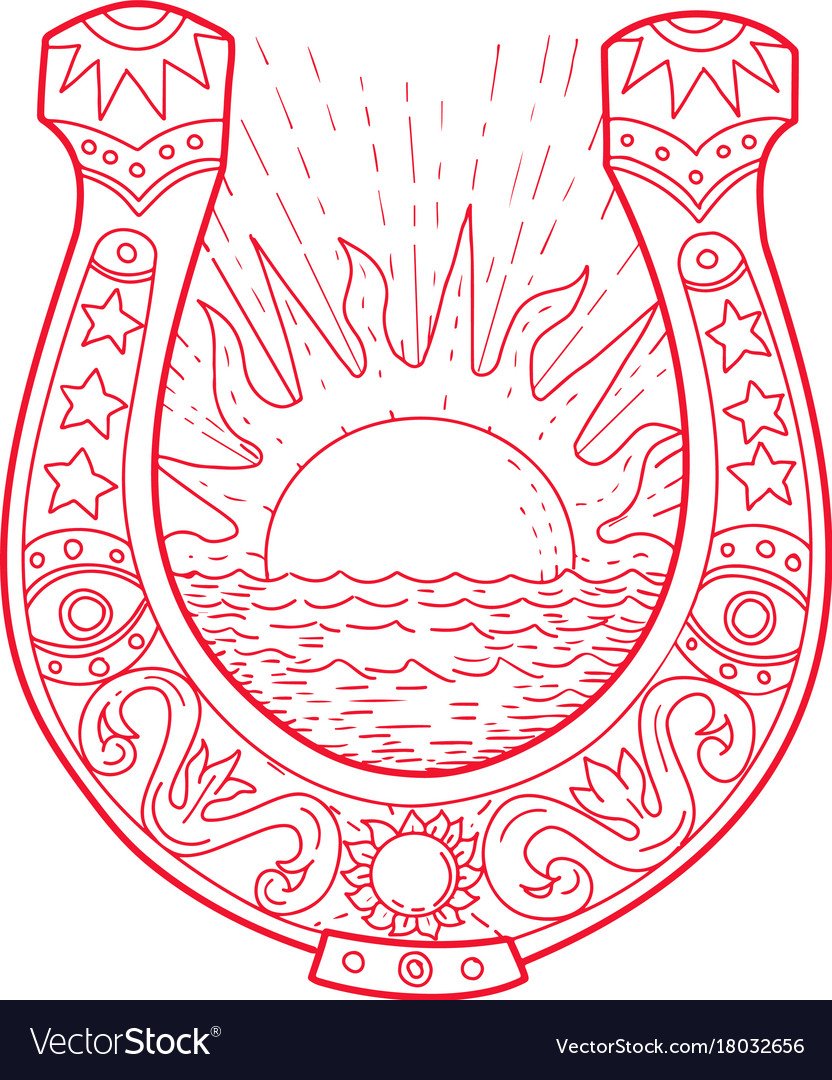 Графическое изображение подковы