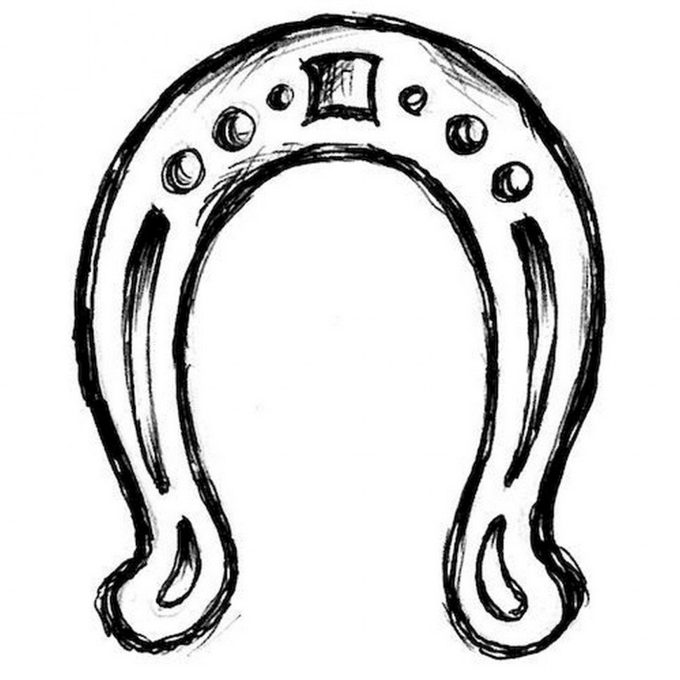 Подкова шаблон