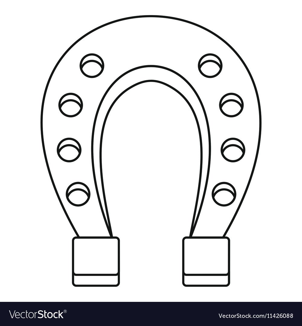 Изображения контура подковы