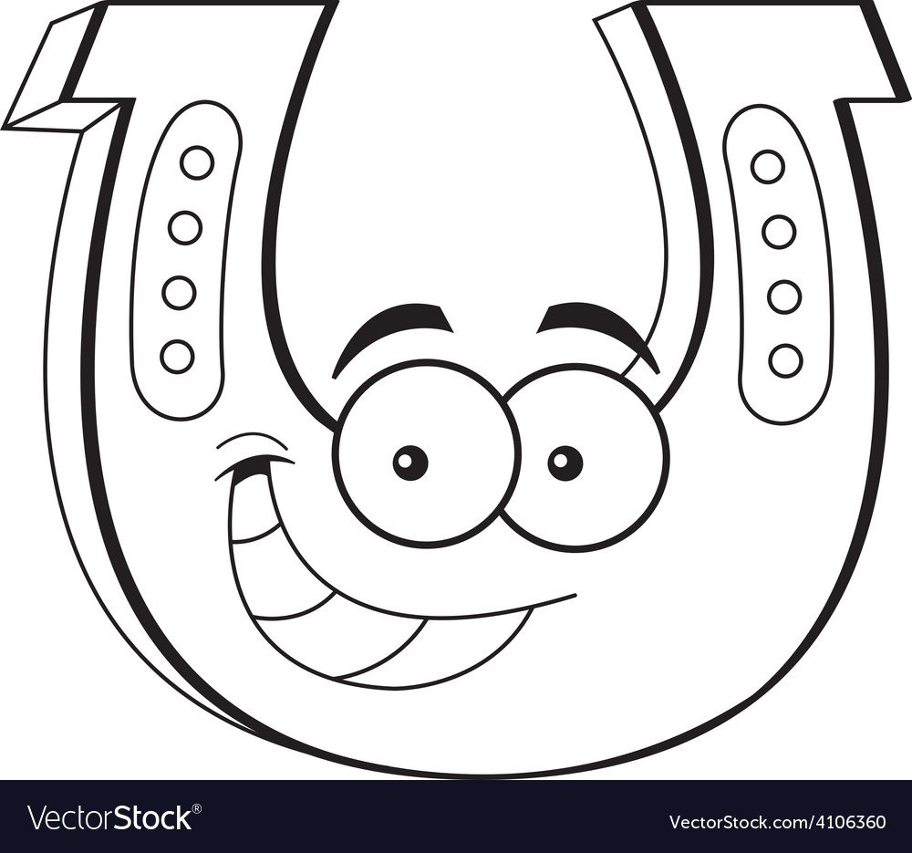 Орнамент подкова коня