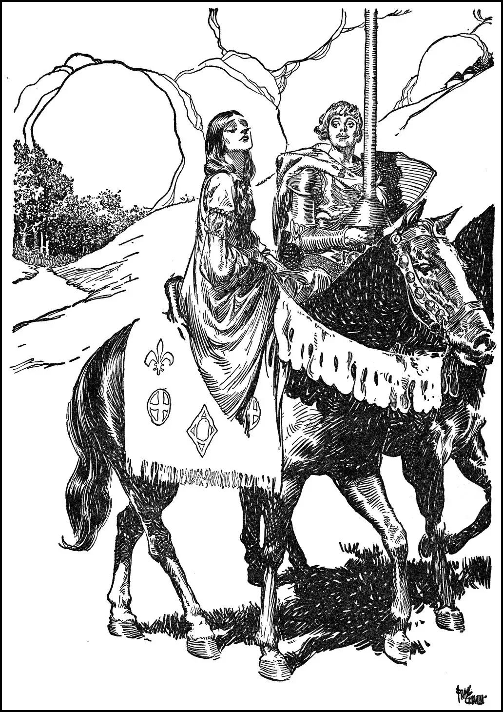 Король Артур иллюстрации