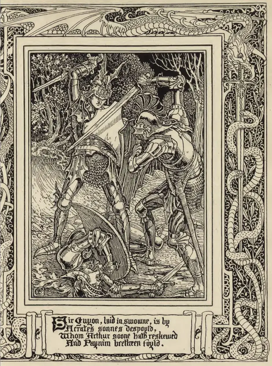 Уолтер Крейн рисунки Гравюры