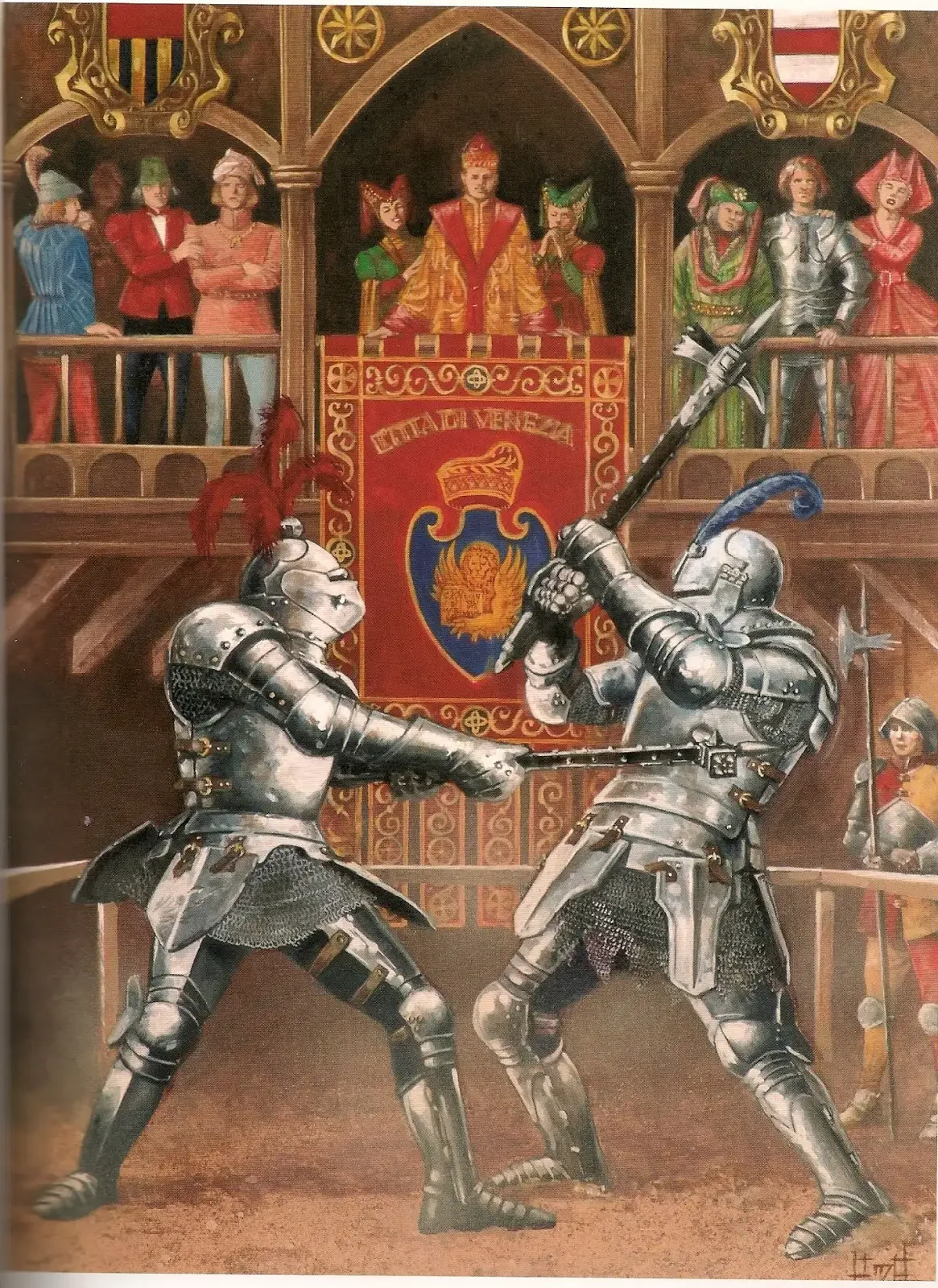 Рыцарские Поединки в средние века