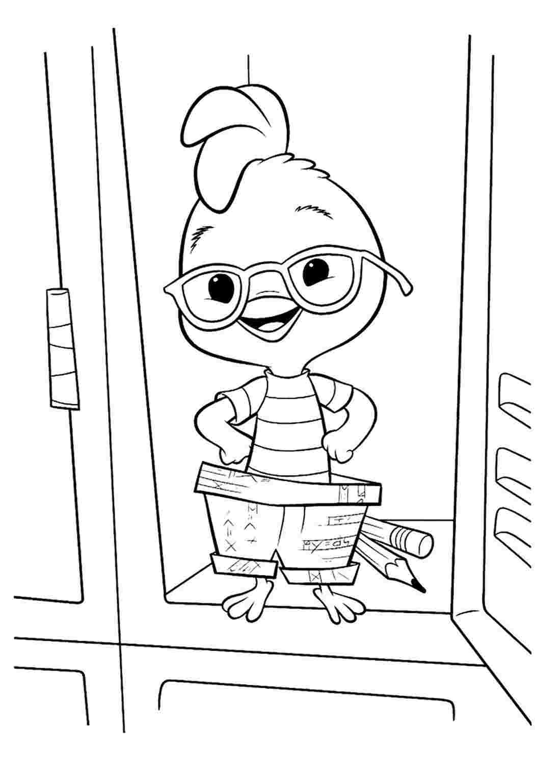 Цыпленок рисунок карандашом