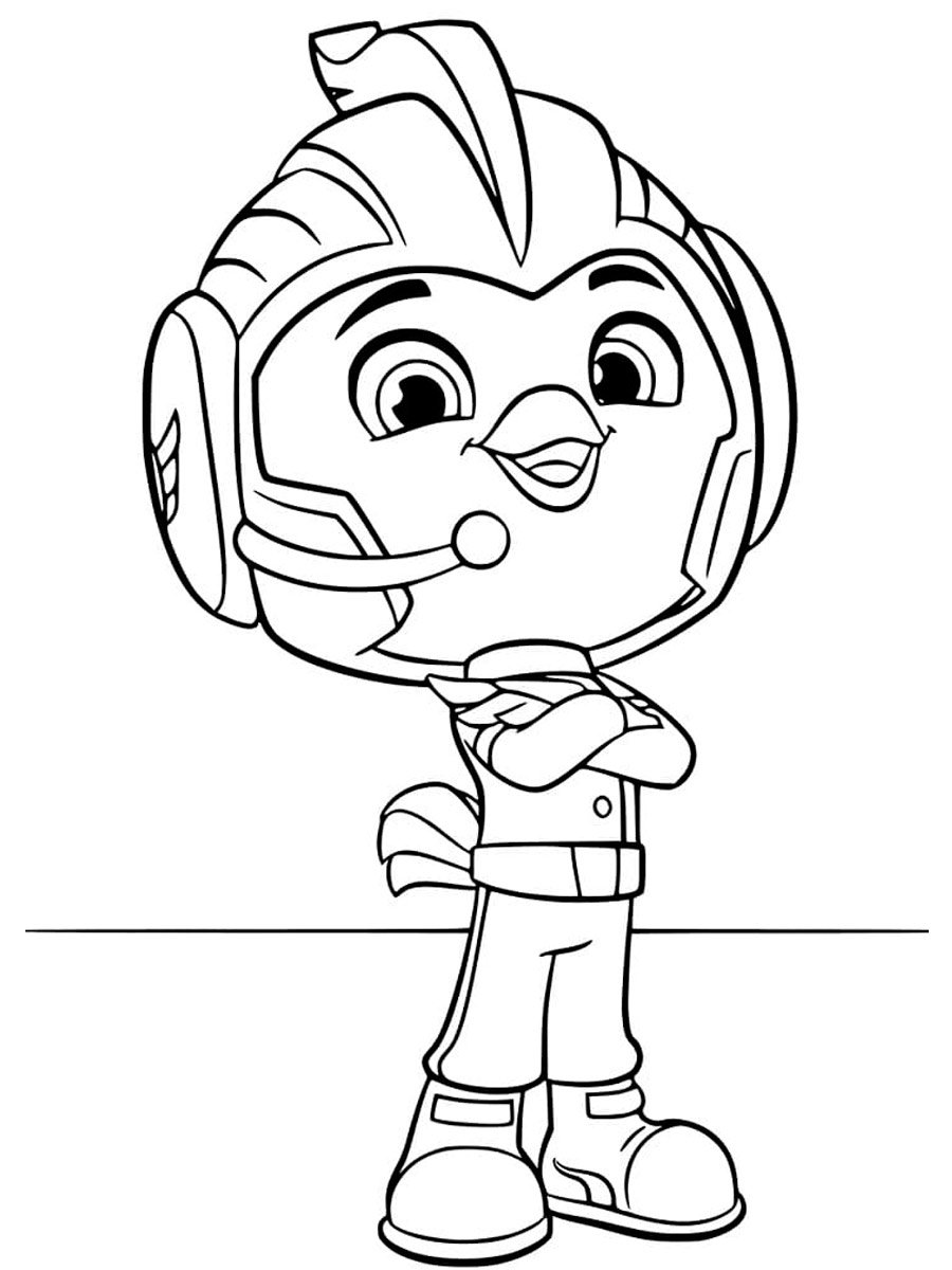 Раскраска цыпленок цып