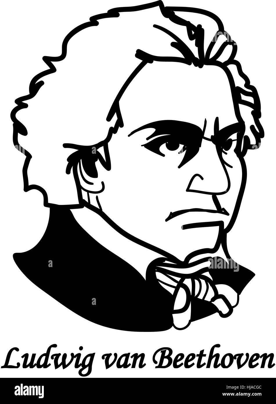 Людвиг Бетховен вектор