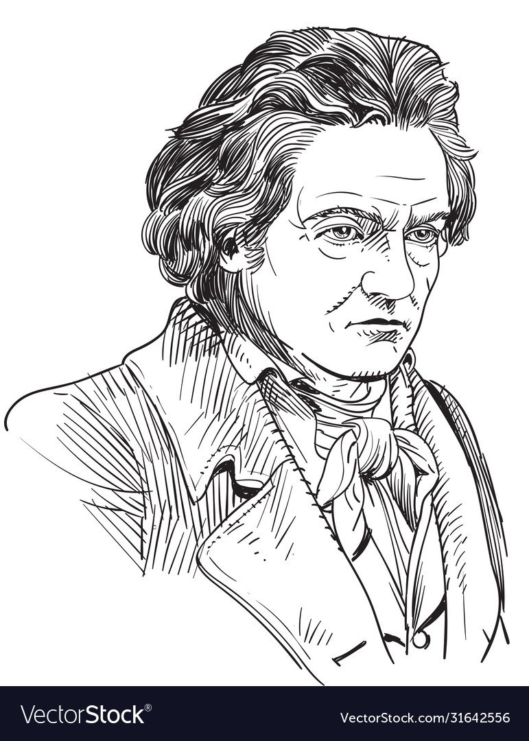 Композиторы раскраска Людвиг Ван Бетховен