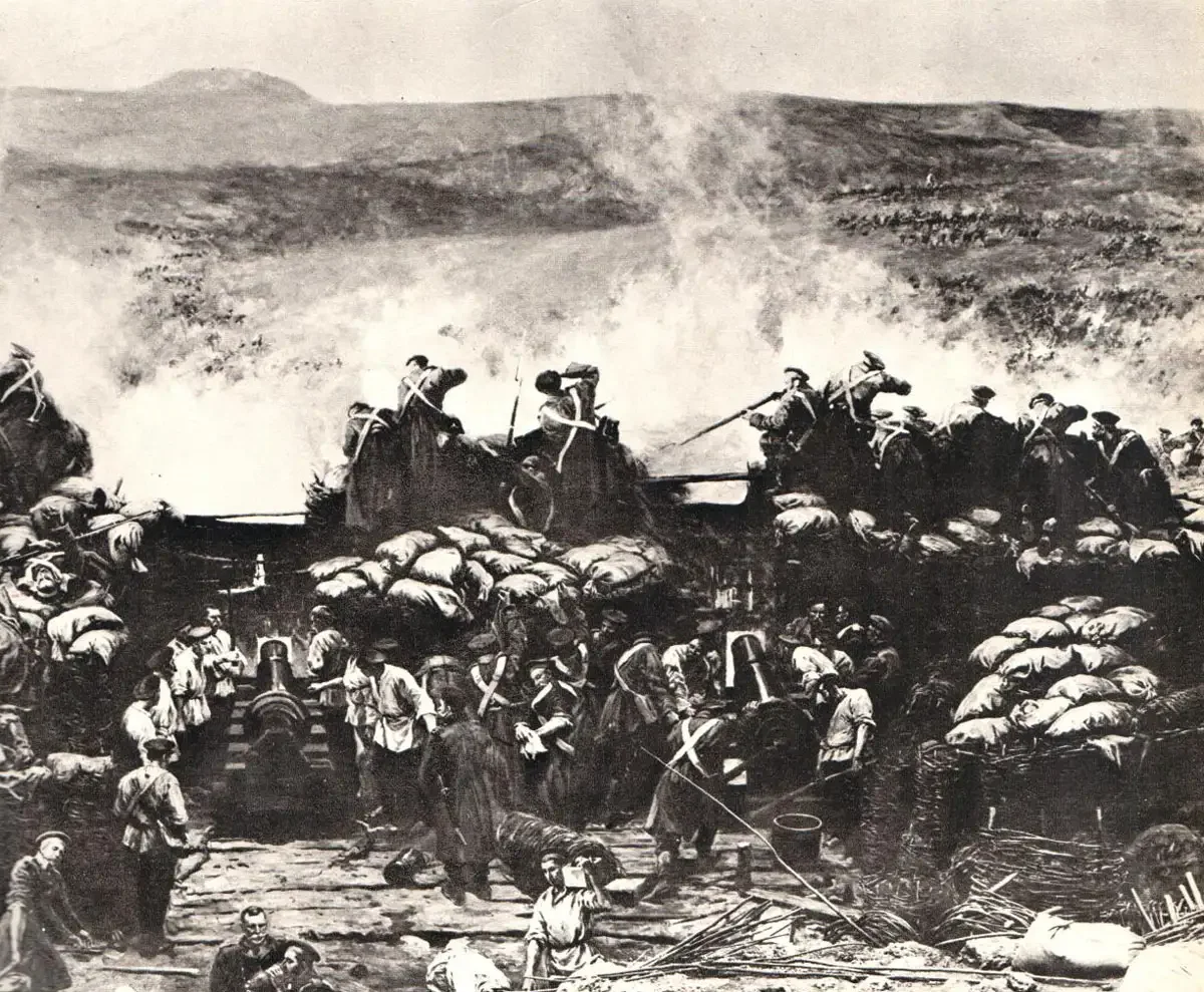 Оборона Севастополя картина Дейнеки