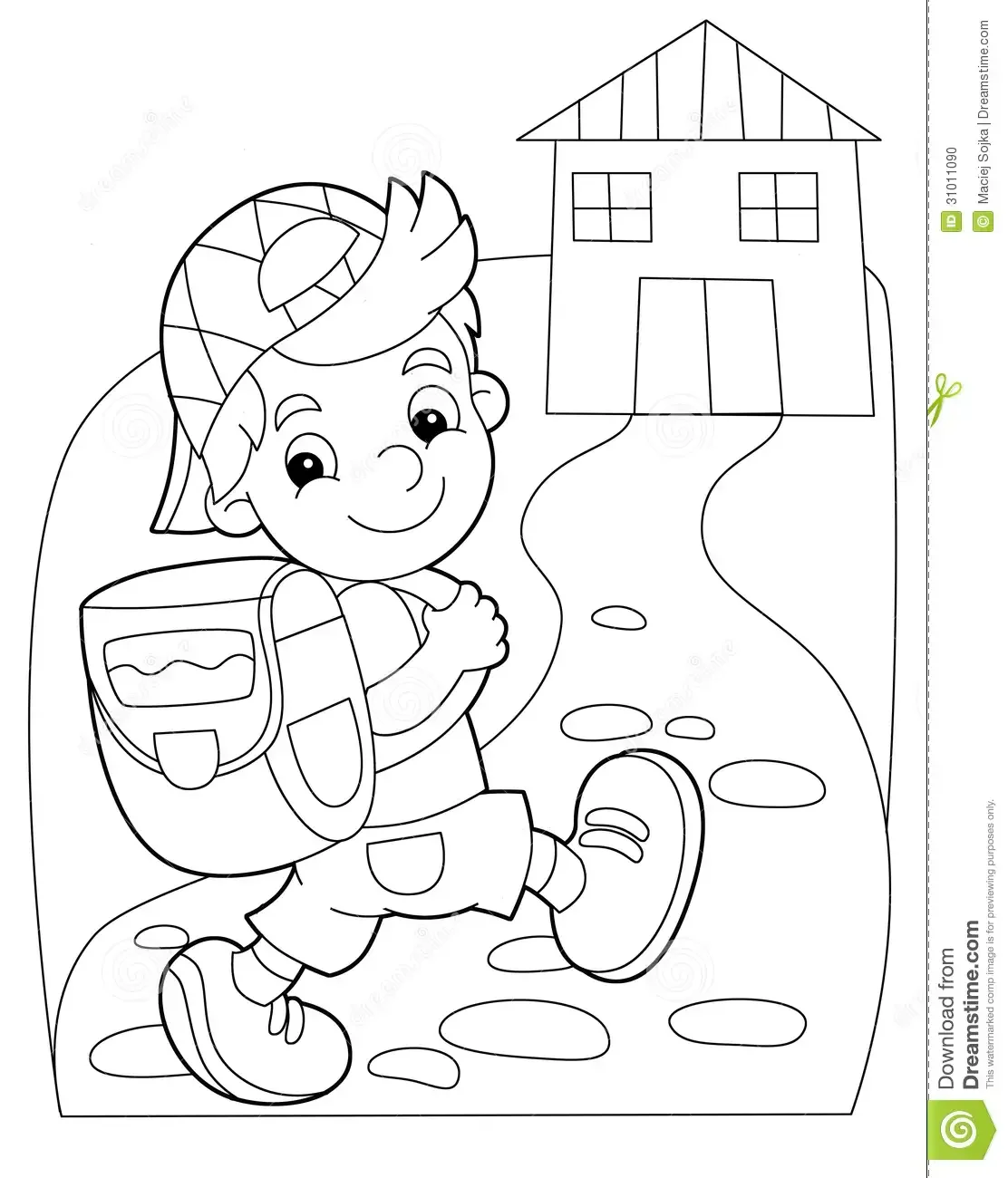 Раскраски на тему школа