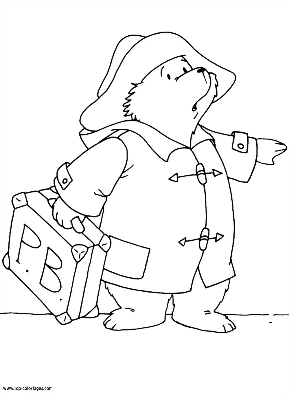 Паддингтон раскраска